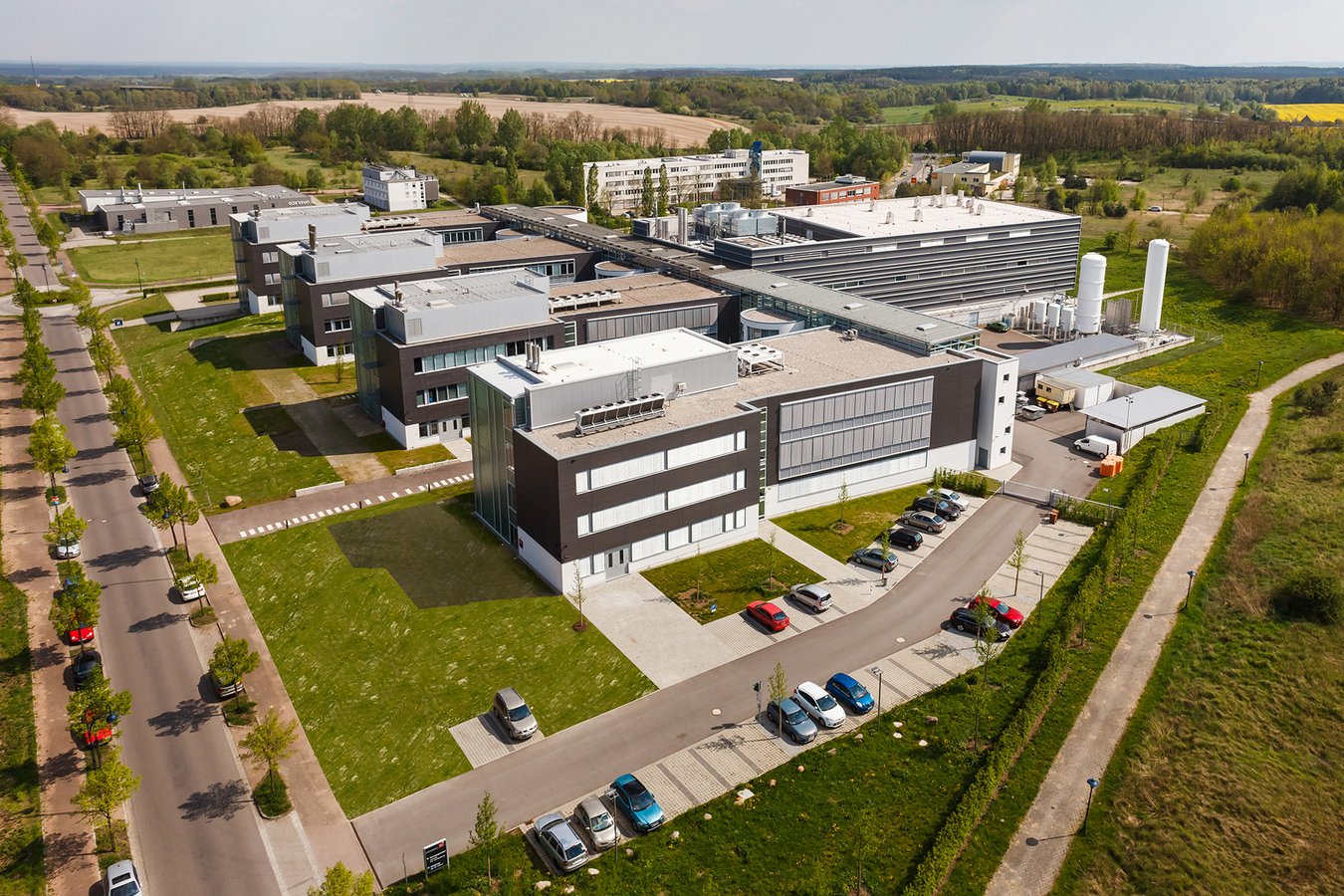 The IHP building near Frankfurt Oder